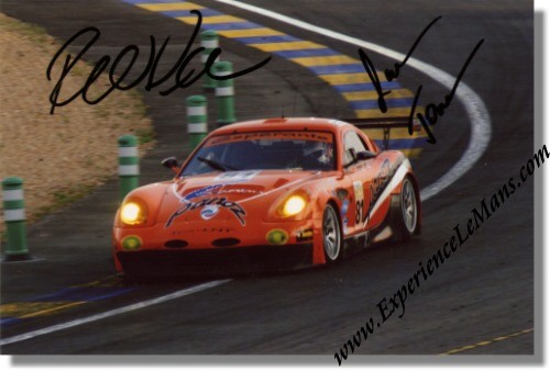 2006 Lawrence Tomlinson and Richard Dean signed Panoz Esperante 24 Hours of Le Mans Photo 2006 Lawrence Tomlinson and Richard Dean signed Panoz Esperante 24 Hours of Le Mans Photo