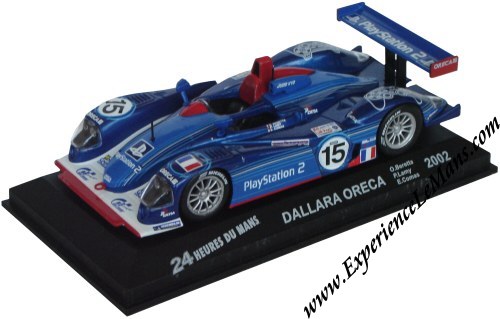 Dallara Oreca Judd Beretta Lamy Comas 2002 24 Hours of Le Mans Scale Model by Altaya Dallara Oreca Judd Beretta Lamy Comas 2002 24 Hours of Le Mans Scale Model by Altaya