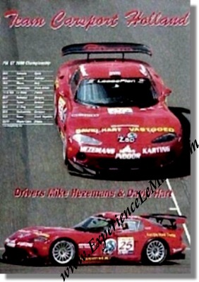 Team Carsport Holland Poster Le Mans 24 Hours 2000 Team Carsport Holland Poster Le Mans 24 Hours 2000