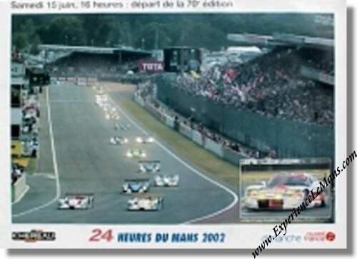 2002 Ouest France Start of the 24 Hours of Le Mans Poster 2002 Ouest France Start of the 24 Hours of Le Mans Poster