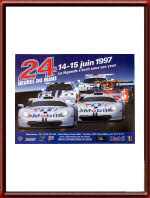 1997 24 Hours of Le Mans Poster 